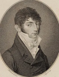 Portrait of the guitarist and composer Mauro Giuliani (1781-1829), 1810. Creator: Jügel, Johann Friedrich (1772-1833)