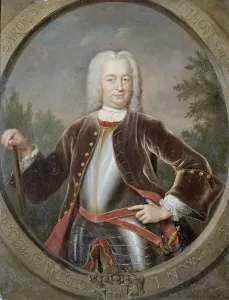 Vereenigde Oostindische Compagnie Prints: Portrait of Gustaaf Willem, Baron van Imhoff