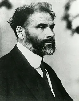 Gustav Klimt Prints: Portrait of Gustav Klimt, c. 1916. Creator: Anonymous