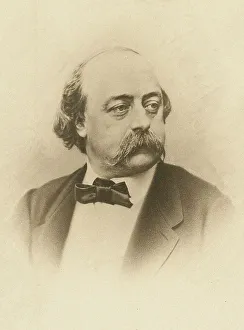 Flaubert Prints: Portrait of Gustave Flaubert (1821-1880)
