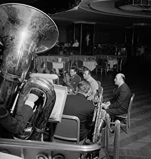 Tuba Player Prints: Portrait of Guy Lombardo, Starlight Roof