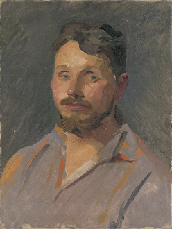 Julius Prints: Portrait of Halasz-Hradil, 1910-1920. Creator: Julius Glatter