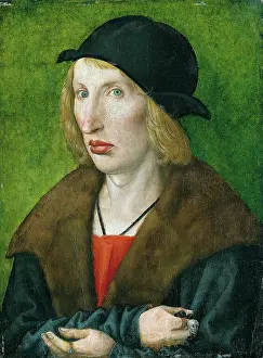 Ring Prints: Portrait of Hans Geyger, 1501. Creator: Wolf Traut