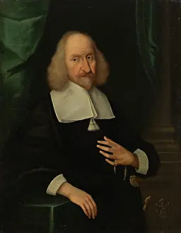 Mayor Prints: Portrait of Hans Hector von Holzhausen, 1668. Creator: Johann Friedrich Trescher