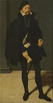 Budapest Collection: Portrait of Hans Heinrich Pilgram, 1561. Creator: Neufchatel, Nicolas (ca. 1527-ca
