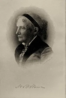 Beecher Stowe Prints: Portrait of Harriet Beecher Stowe (1811-1896)