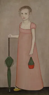 Clark Art Institute Prints: Portrait Of Harriet Campbell, c1815. Creator: Ammi Phillips