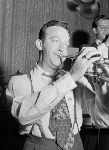 Radio Prints: Portrait of Harry James, Coca Cola radio show rehearsal