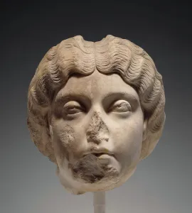 Portrait Head of Faustina the Younger, about A.D. 170. Creator: Unknown