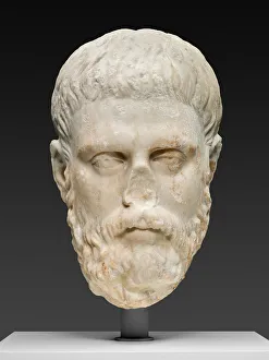 Portrait Head of a Philosopher, Second half of the 2nd century. Creator: Unknown