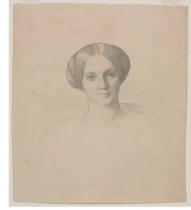 Portrait Head of a Woman, 1800s. Creator: Jean-Leon Gerome (French, 1824-1904)