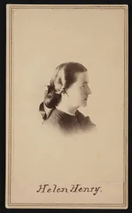 Portrait of Helen Louisa Henry (1836-1912), Between 1862 and 1870