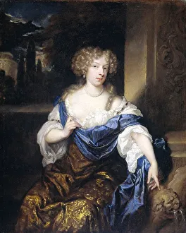 Pearl Earrings Prints: Portrait of Helena Ctaharina de Witte (1661-95)
