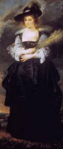 Portrait of Helena Fourment, c1630-32. Artist: Peter Paul Rubens