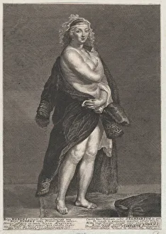 Portrait of Helena Fourment, Rubens second wife, wearing a fur coat over her shoulders Portrait of Helena Fourment, Rubens second wife, wearing a fur coat over her shoulders