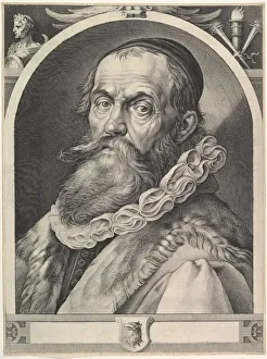 Goltzius Prints: Portrait of Hendrick Goltzius, ca. 1617. Creator: Jan Muller