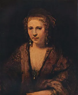 Portrait of Hendrickje Stoffels with a Velvet Beret, c1654. Artist: Rembrandt Harmensz van Rijn
