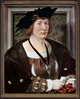 Jan Mabuse Prints: Portrait of Hendrik III, Count of Nassau-Breda, c1516-1517, (1927). Artist: Jan Gossaert