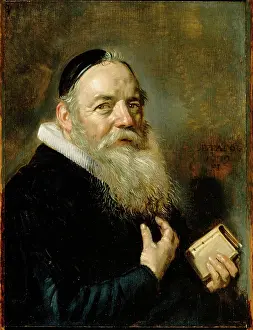Satin Prints: Portrait of Hendrik Swalmius, 1639. Creator: Frans Hals