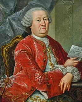Unknown Artist Prints: Portrait of Henning Friedrich Graf von Bassewitz (1680-1749)
