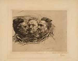 Portrait of Henri Becque, 1885. Creator: Rodin, Auguste (1840-1917)
