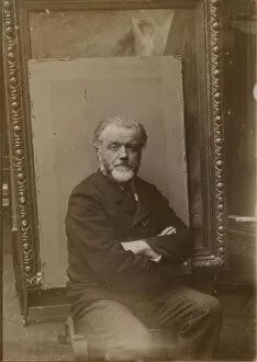 Albumin Photo Gallery: Portrait of Henri Fantin-Latour (1836-1904), ca 1895-1900. Creator: Anonymous