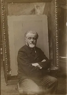 Albumin Photo Gallery: Portrait of Henri Fantin-Latour (1836-1904), ca 1895-1900. Creator: Anonymous