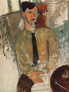 Laurens Prints: Portrait of Henri Laurens (1885-1954), 1915