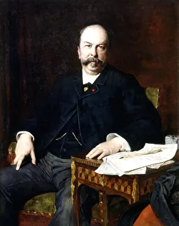 Delaunay Prints: Portrait of Henri Meilhac, 1885. Artist: Jules Elie Delaunay