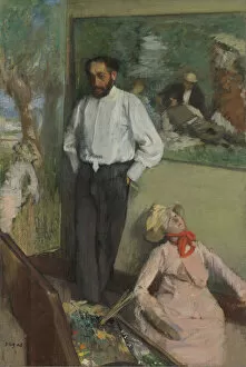 Edgar 1834 1917 Gallery: Portrait of Henri Michel-Levy (1844-1914), ca 1878. Creator: Degas, Edgar (1834-1917)