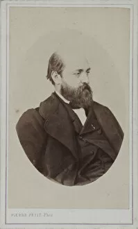 Albumin Photo Gallery: Portrait of Henri Murger (1822-1861), 1861. Creator: Petit, Pierre (1598-1677)