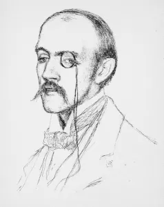 Rysselberghe Prints: Portrait of Henri de Regnier, c. 1898. Artist: Rysselberghe, Theo van (1862-1926)