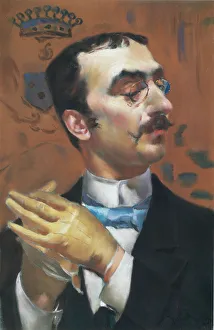 Portrait of Henri de Toulouse-Lautrec. Artist: Boldini, Giovanni (1842-1931) Portrait of Henri de Toulouse-Lautrec. Artist: Boldini, Giovanni (1842-1931)