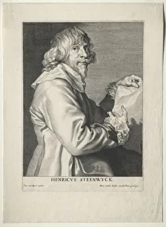 Paulus Pontius Prints: Portrait of Henri van Steenwyck. Creator: Paulus Pontius (Flemish, 1603-1658)