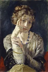 Musei Civici Di Venezia Prints: Portrait of Henriette, the artists wife, 1915