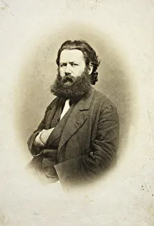Ibsen Prints: Portrait of Henrik Ibsen (1828-1906), ca 1863