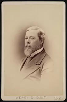 Financier Gallery: Portrait of Henry David Cooke (1825-1881), Before 1881. Creator: Charles Milton Bell