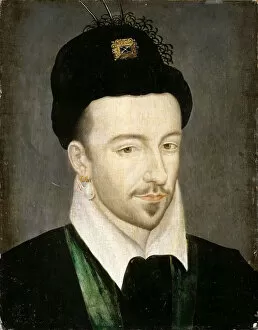 Henry Iii Gallery: Portrait of Henry III of France. Artist: Decourt (De Court), Jean (ca 1530-ca 1585)