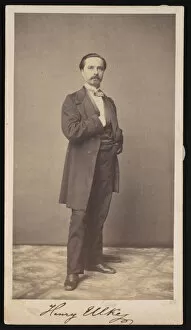 Photographer Collection: Portrait of Henry Ulke (1821-1910), Circa 1860s / 1870s. Creator: Unknown