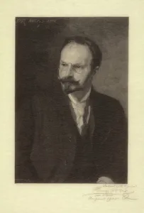 Pince Nez Prints: Portrait of Henry Wolf, 1905. Creator: Henry Wolf