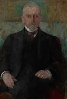 1913 Prints: Portrait of Henryk Sienkiewicz, 1913. Creator: Olga Boznanska