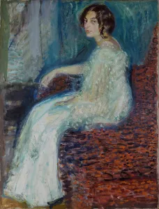 Richard 1883 1908 Prints: Portrait of Henryka Cohn, 1908. Artist: Gerstl, Richard (1883-1908)