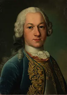 Velvet Prints: Portrait of Hieronymus Georg von Holzhausen (1726-1755)