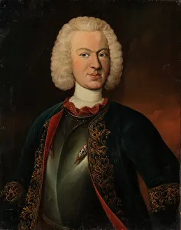 Portrait of Hieronymus Georg von Holzhausen (1726-1755), c1740-1750. Creator: German Master