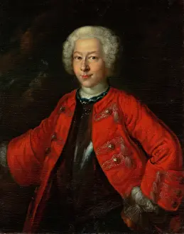 1730s Prints: Portrait of Hieronymus Georg von Holzhausen, 1735-1745. Creator: German Master