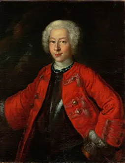 1730s Prints: Portrait of Hieronymus Georg von Holzhausen, 1735-1745. Creator: German Master