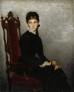 Artists Sister Prints: Portrait of Hilda Wiik, 1881. Creator: Maria Wiik