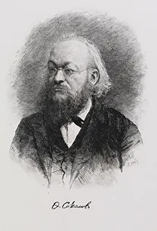 Portrait of the historian Fyodor Fyodorovich Sokolov (1841-1909), 1900s. Artist: Mate (Mathe), Vasily Vasilyevich (1856-1917)