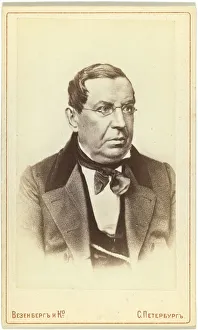 Photo Studio Wesenberg Gallery: Portrait of the historian Nikolay Gerasimovich Ustryalov (1805-1870)