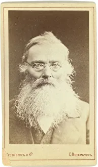 Photo Studio Wesenberg Gallery: Portrait of the historian Nikolay Kostomarov (1817-1885)